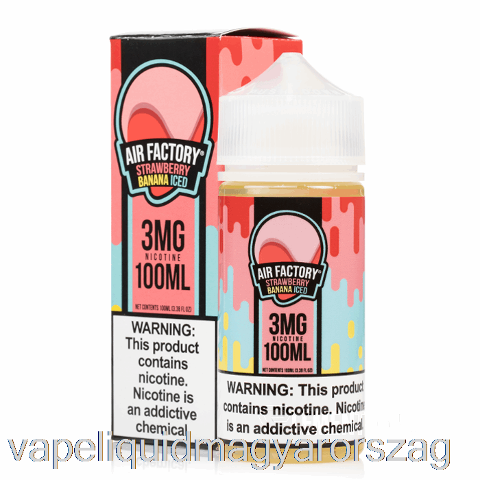 Epres Banán Jég - Levegőgyár - 100ml 3mg Vape Folyadék